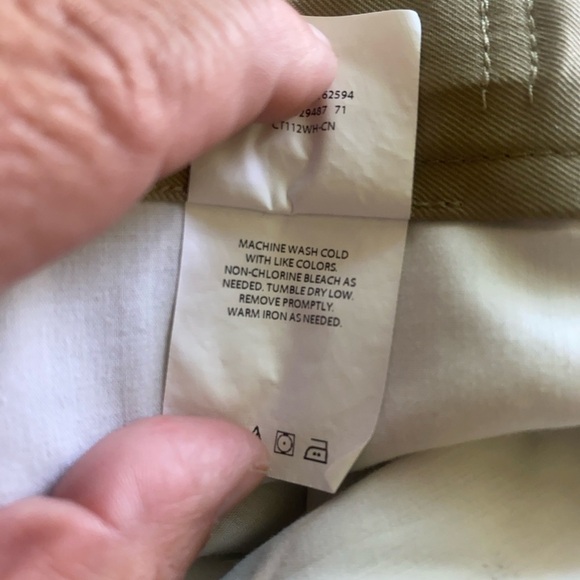 Haggar Tan Flat Front Shorts Versatile Cotton Blend - Picture 3 of 9